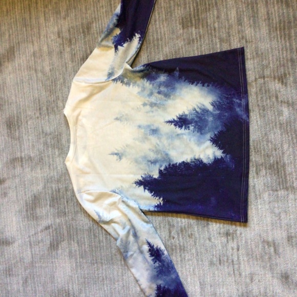 Forest print long sleeve shirt - Picture 7 of 7